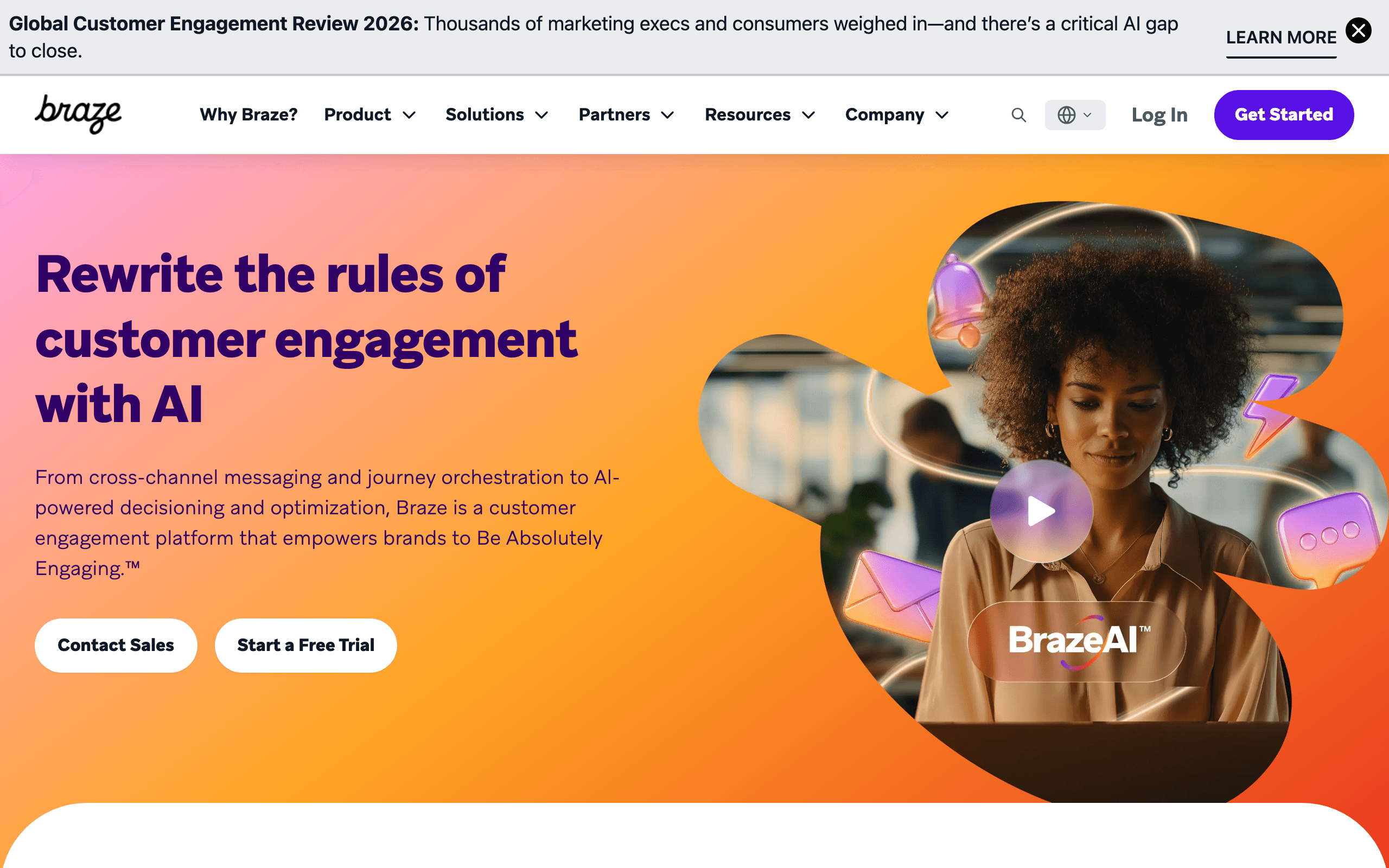 Braze screenshot