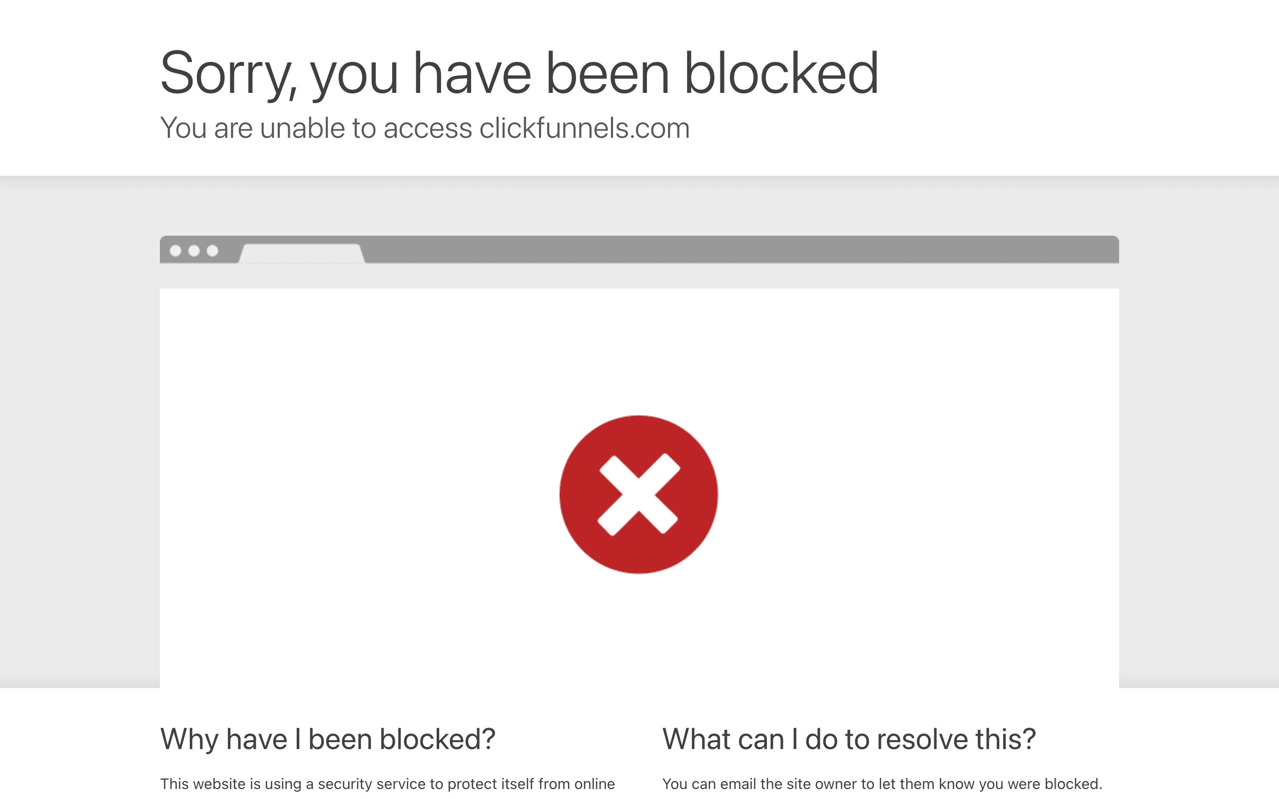 ClickFunnels landing page screenshot