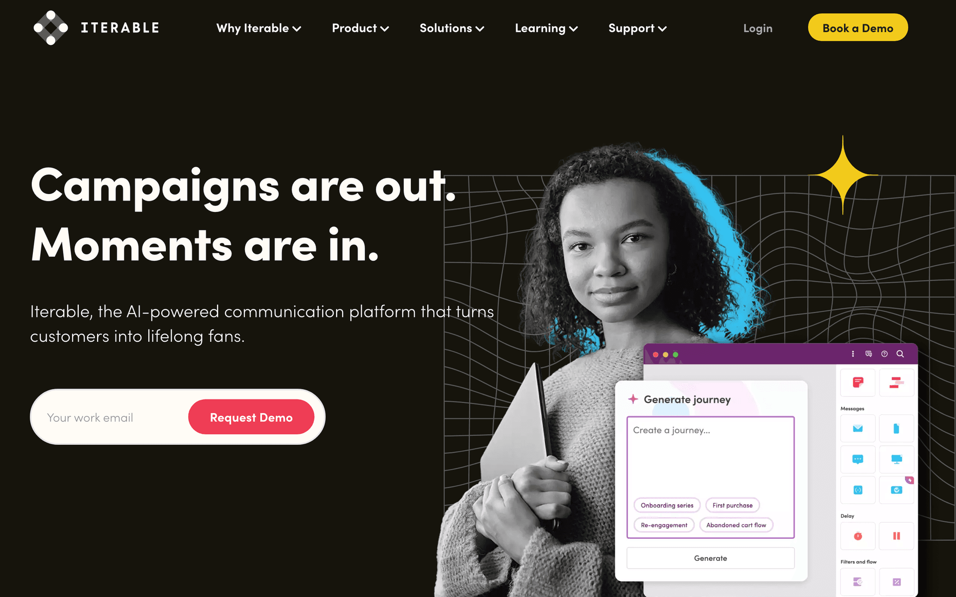 Iterable dashboard screenshot