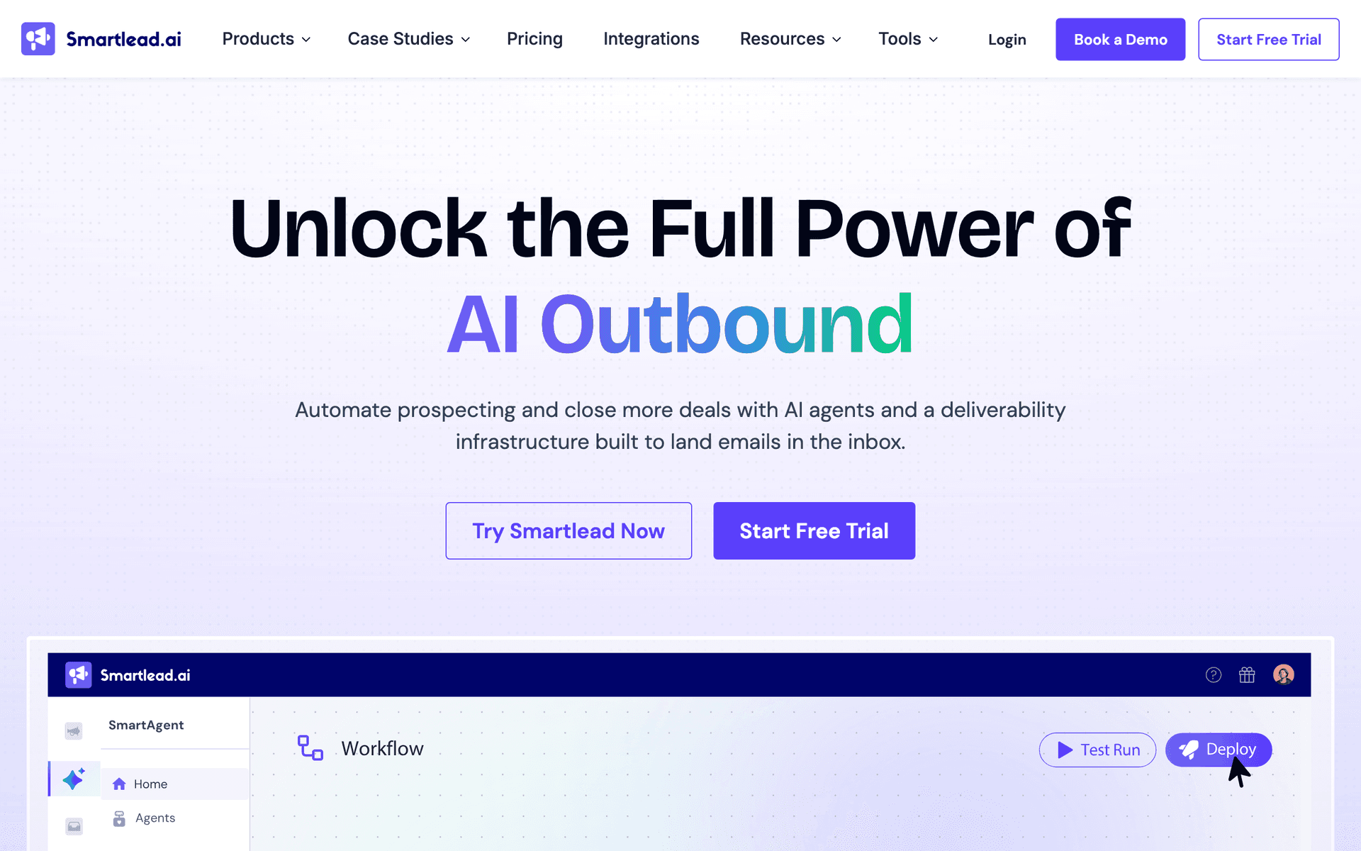 Smartlead dashboard screenshot