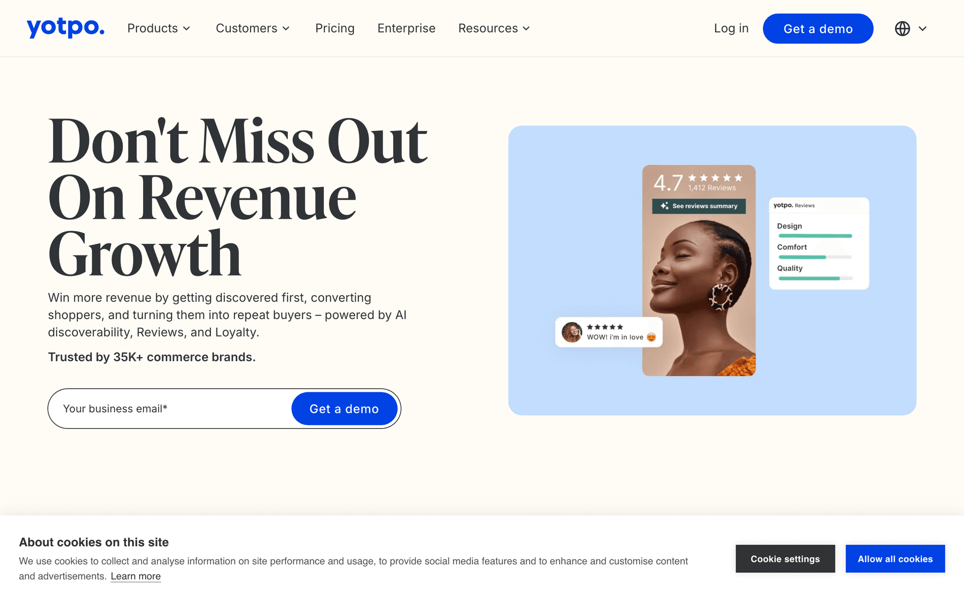 Yotpo Email dashboard screenshot