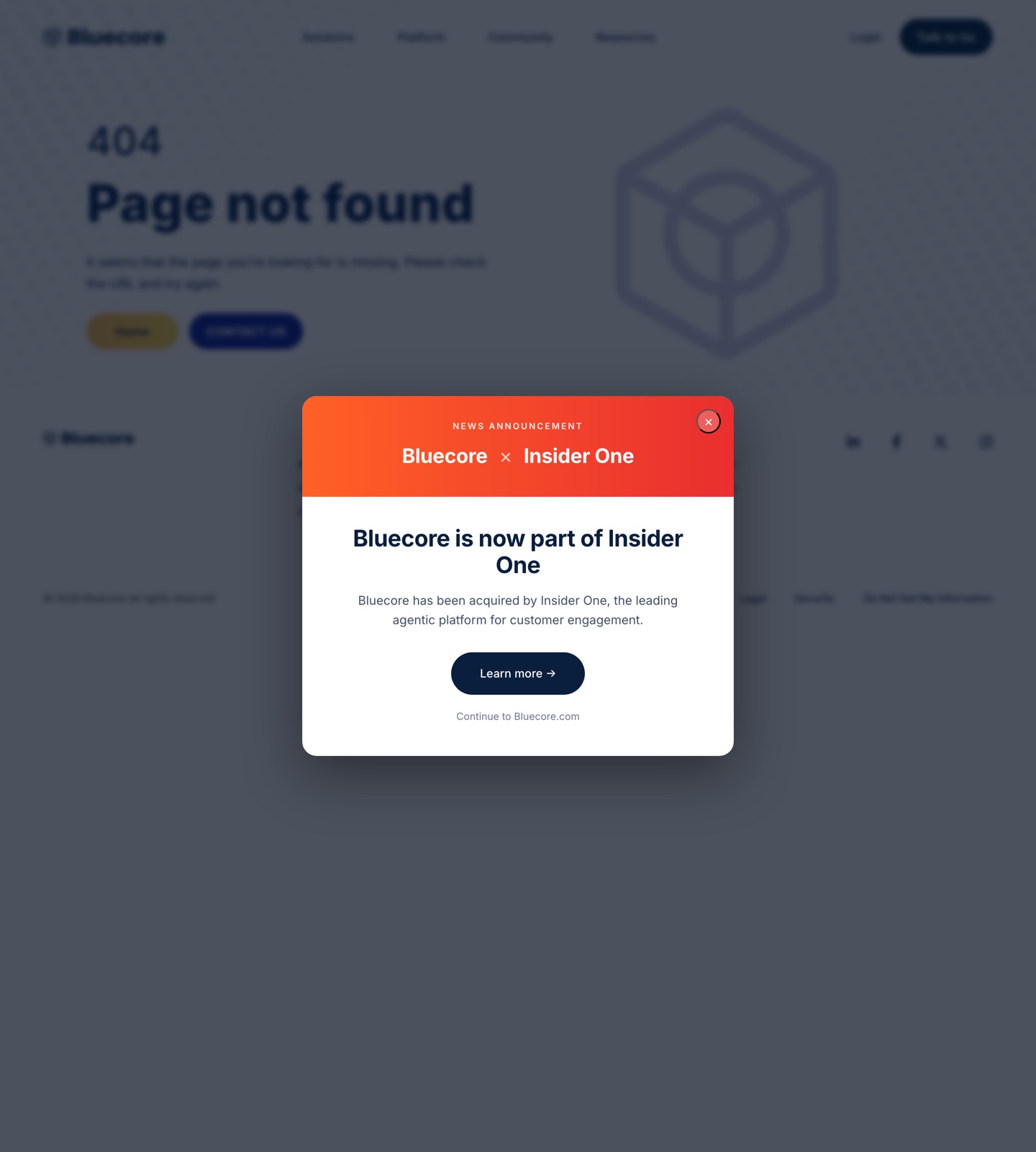 Bluecore pricing page