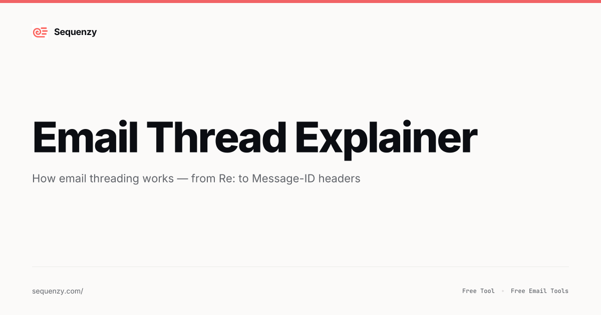 Email Thread Explainer | Sequenzy